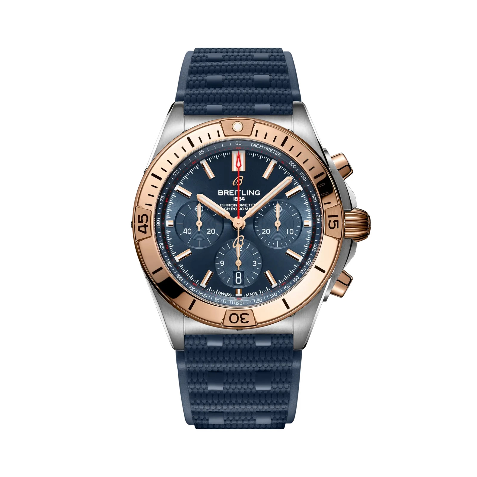 Breitling Chronomat B01 42mm Stainless Steel & 18K Rose Gold Watch UB0134101C1S1