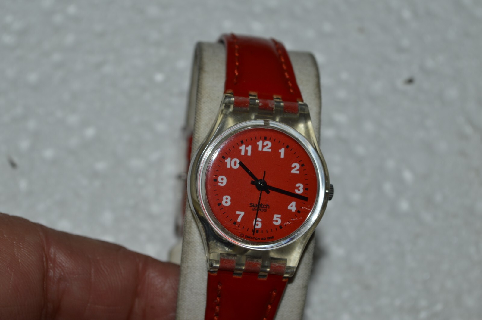 1996 Swatch Watch LK155 GLOSS Swiss Lady Quartz 25mm Originals Tested Vintage 96