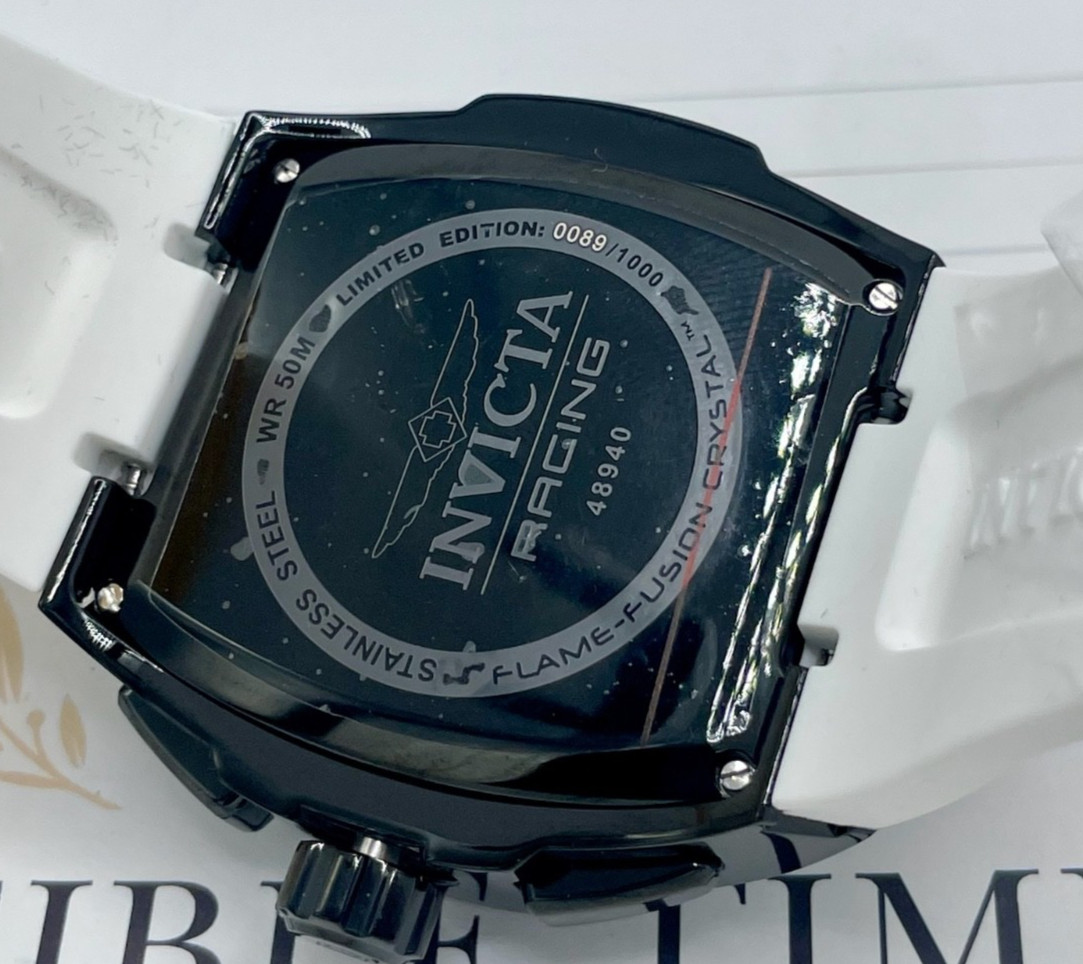 Invicta Racing South Beach Men’s Watch 47mm White 48940, One of 1,000 Limited Ed