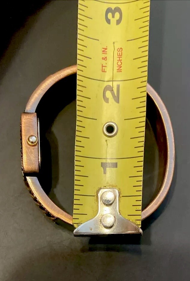 7”in Appear Women’s Copper Toned Cuff Band Park Lane quartz watch