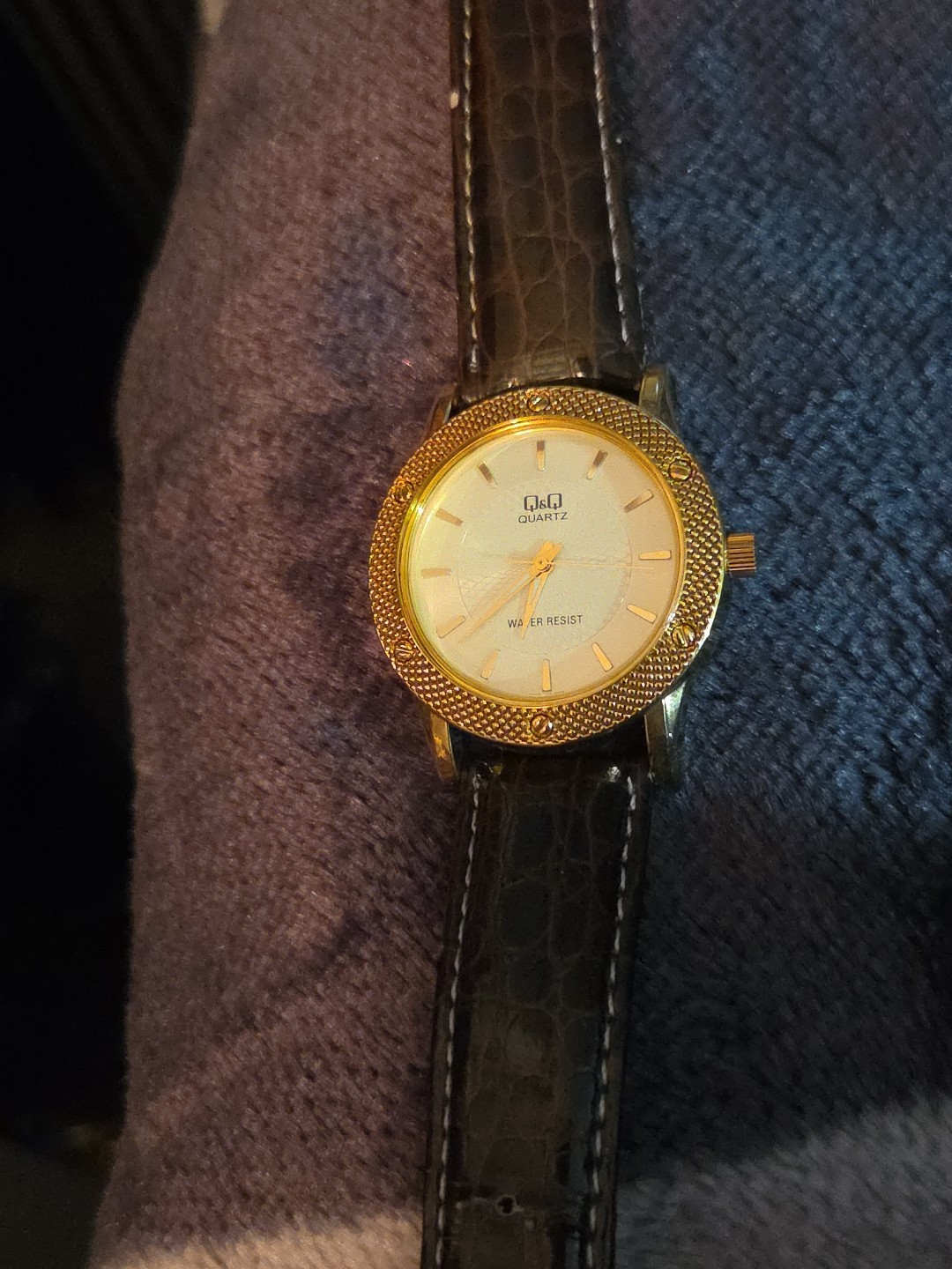 Q & Q 3 Bar Citizen Watch. New Battery. Runs Well. Unworn.