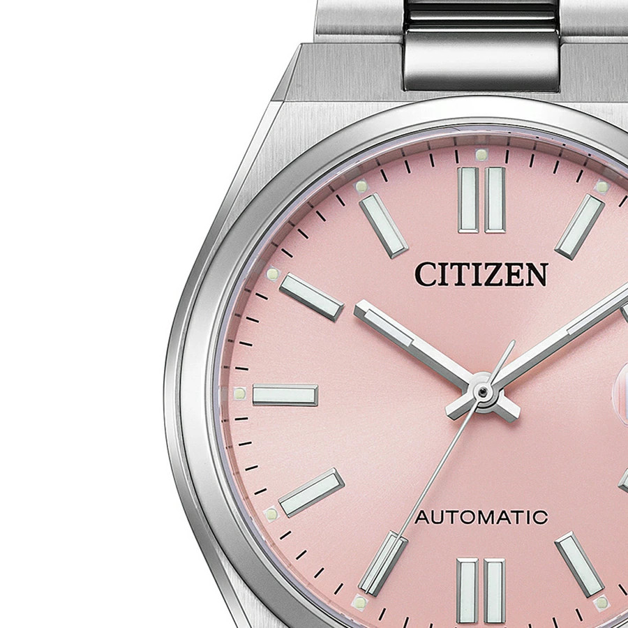 Citizen Tsuyosa NJ0200-50Z JDM Automatic Pastel Pink 37mm Stainless Steel Watch