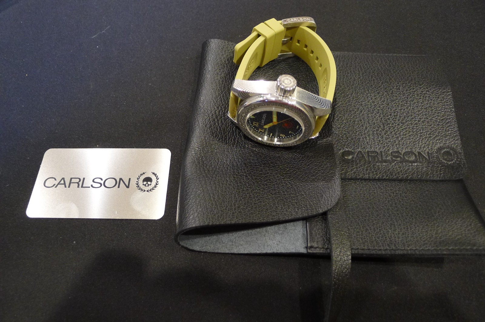 CARLSON RONIN 500M DAMASCUS STEEL DIVER SWISS ETA 2824 47MM VDB KAVENTSMANN NEW