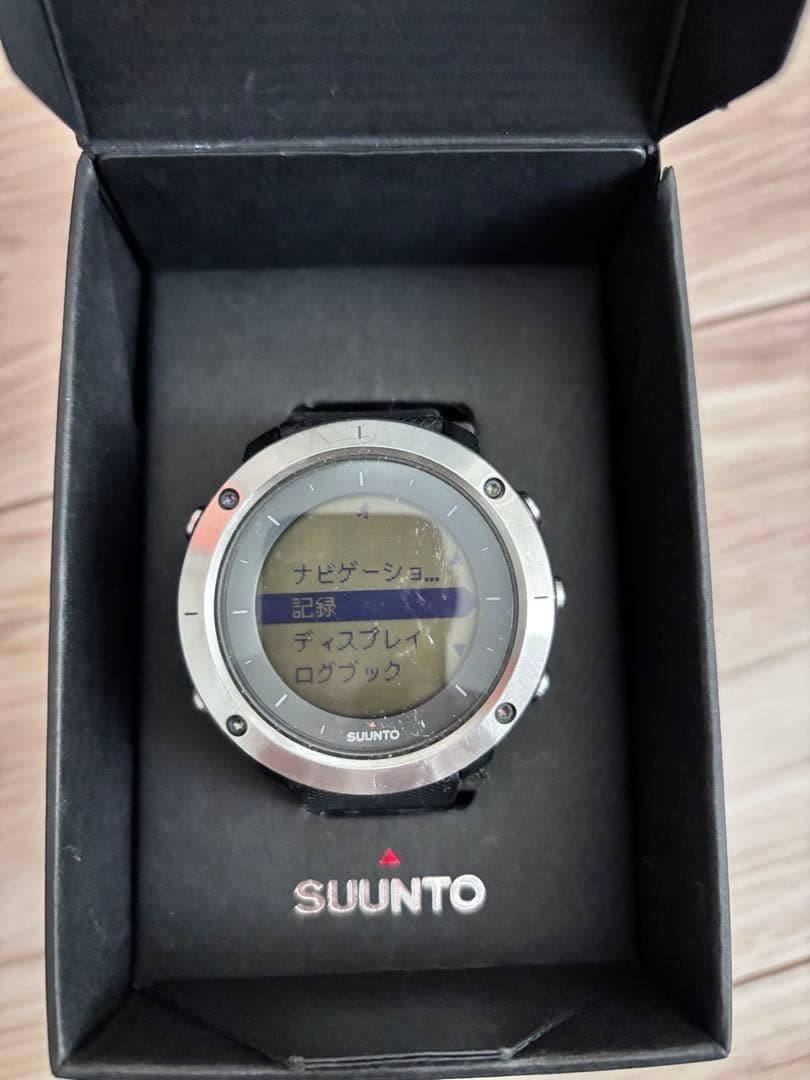 Suunto Ow151 Smartwatch Traverse Alpha Quartz Digital Watch Used from Japan