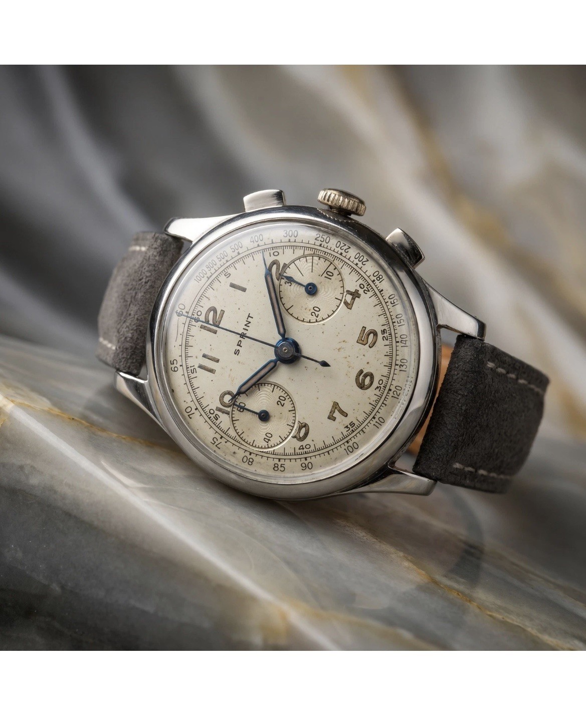 Vintage Breitling Sprint Chronograph Watch