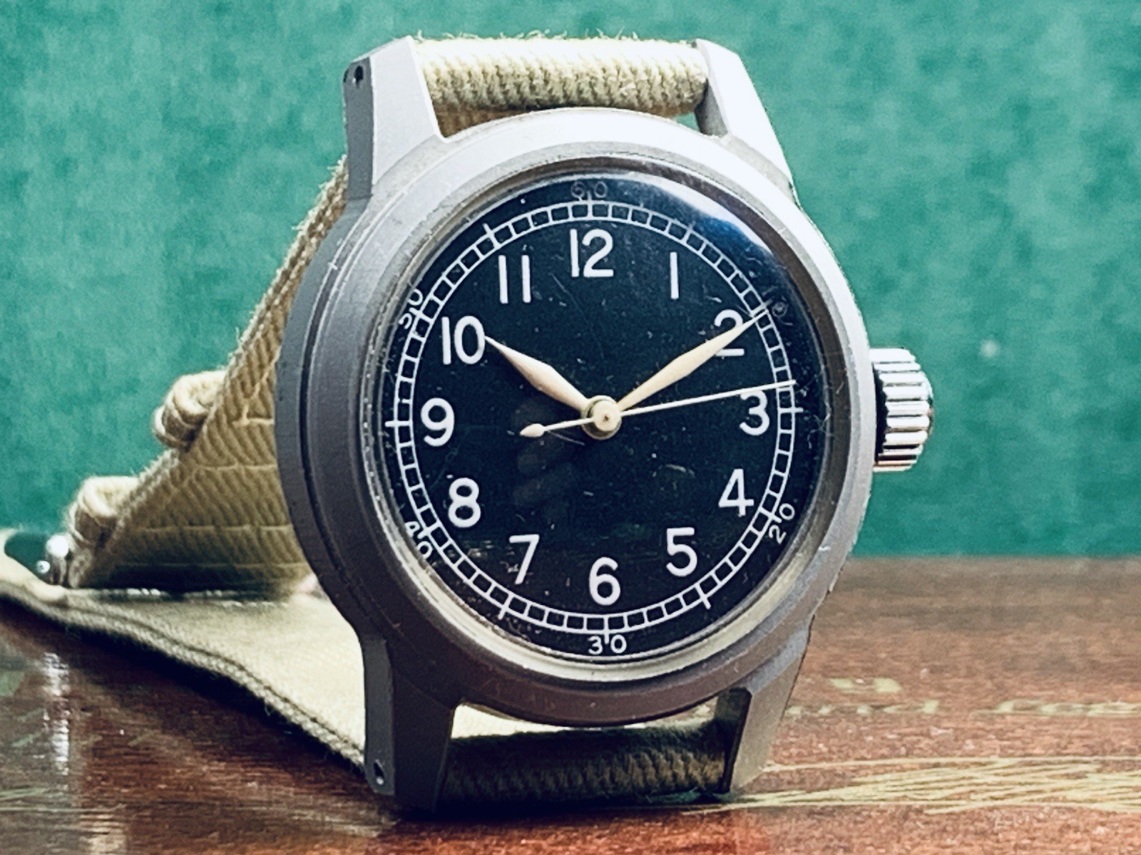 WW2 BULOVA A-11 MILITARY WRIST WATCH Still Keeps Time w/HACK SECONDS FEATURE🔥