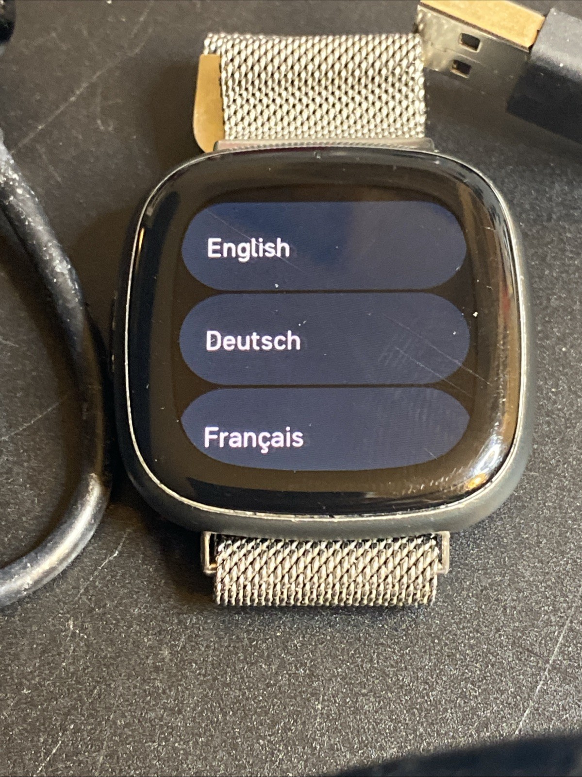Fit Bit Sport Watch With Charger Used Still Works Has Been Cleared