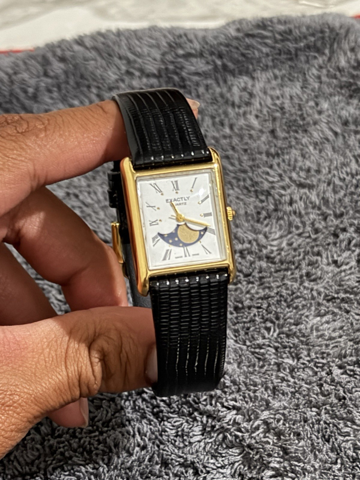Tan Style Vintage Swiss Exactly Watch