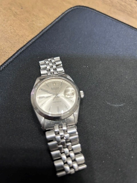 Vintage mid-1960’s Rolex Oyster Date Stainless Steel Watch 6694