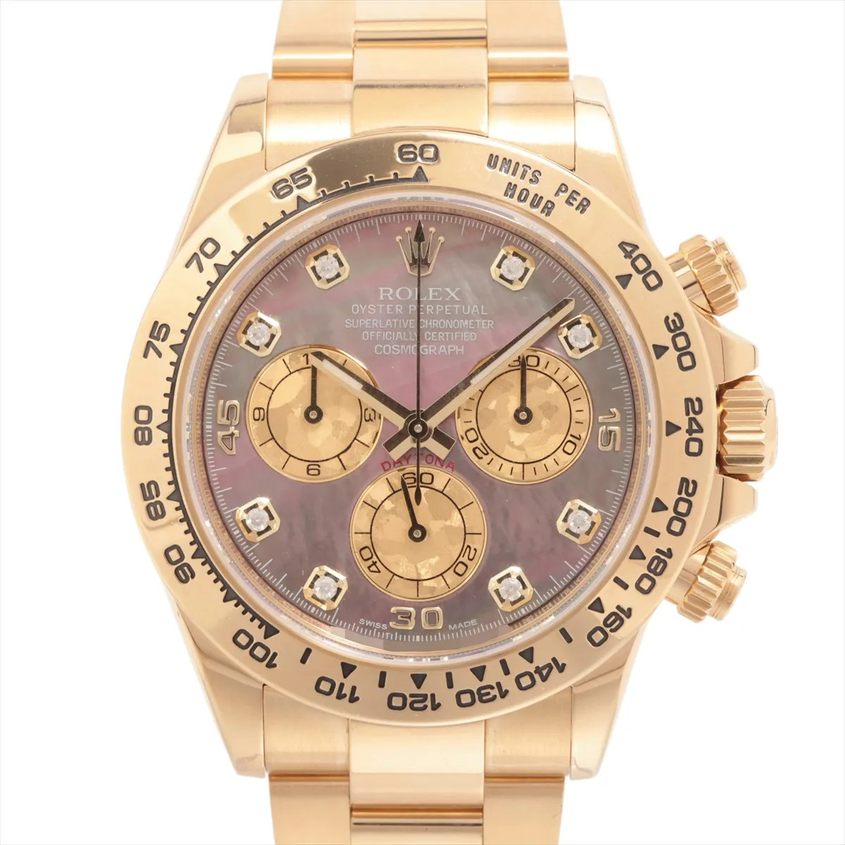 Rolex Cosmograph Daytona 116508NG YG YG AT Black-Shell-Face
