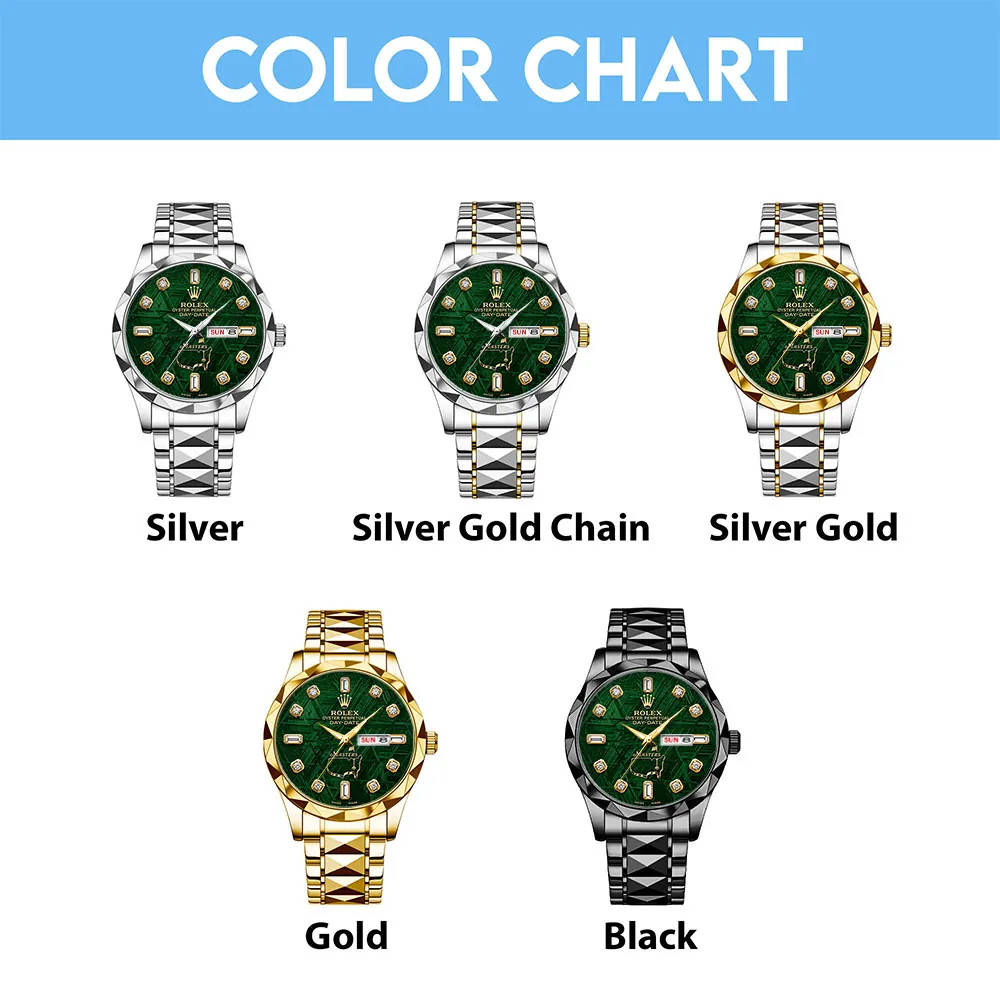 Tournament Alloy Luxury Quartz Watch