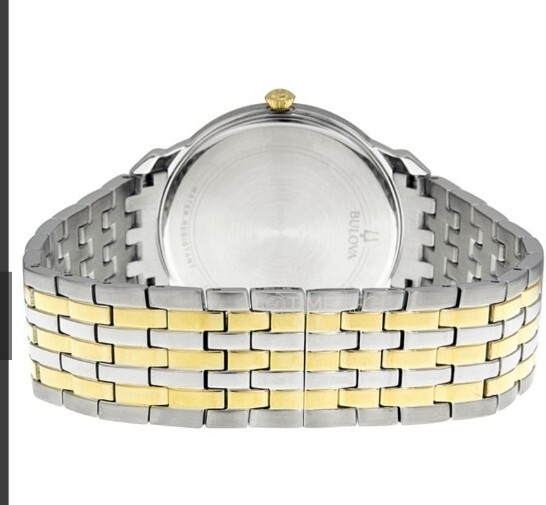 Bulova Men’s Silver Dial Two Tone – 98A121