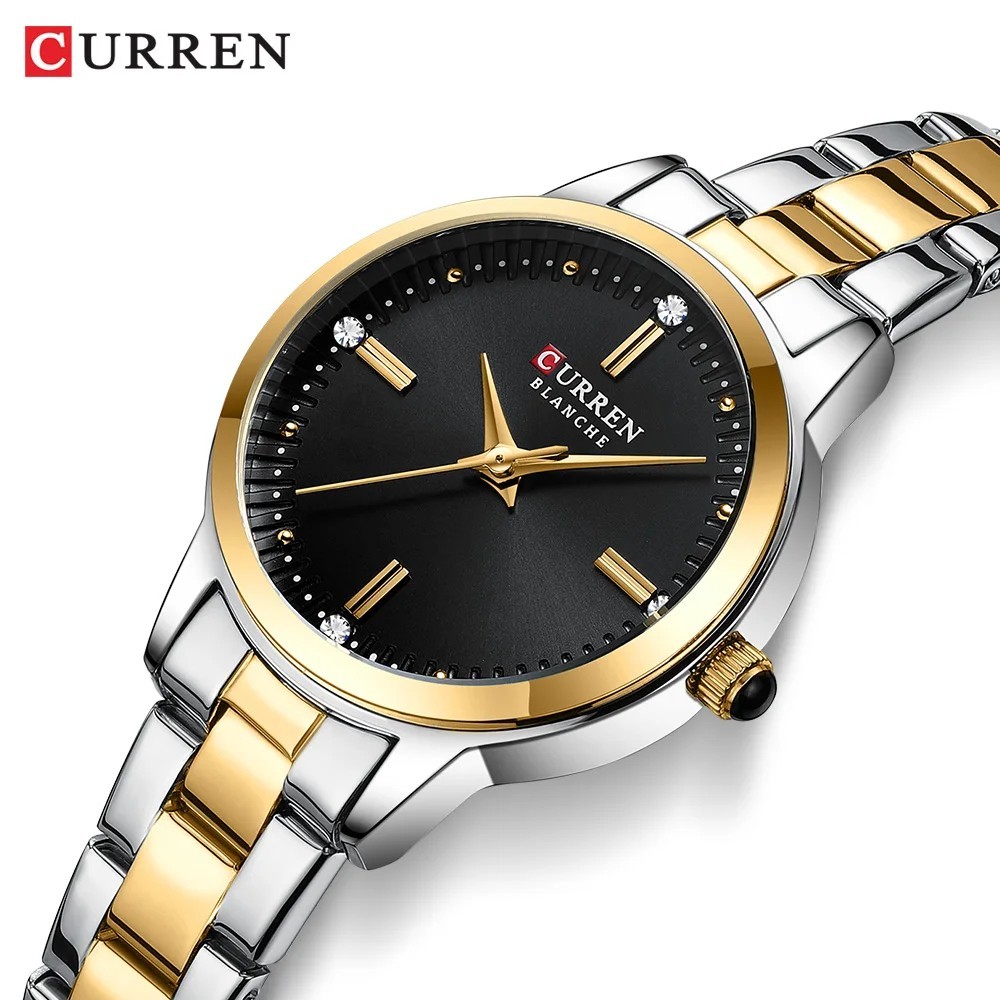 CURREN Women’s Watches Fashion Original Quartz Wrist Watch for Ladies Roman Dial