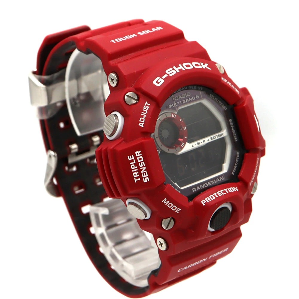 CASIO GW 9400RDJ 4JR G SHOCK Rangeman Men in Rescue Red Men’s Tough Solar Watch