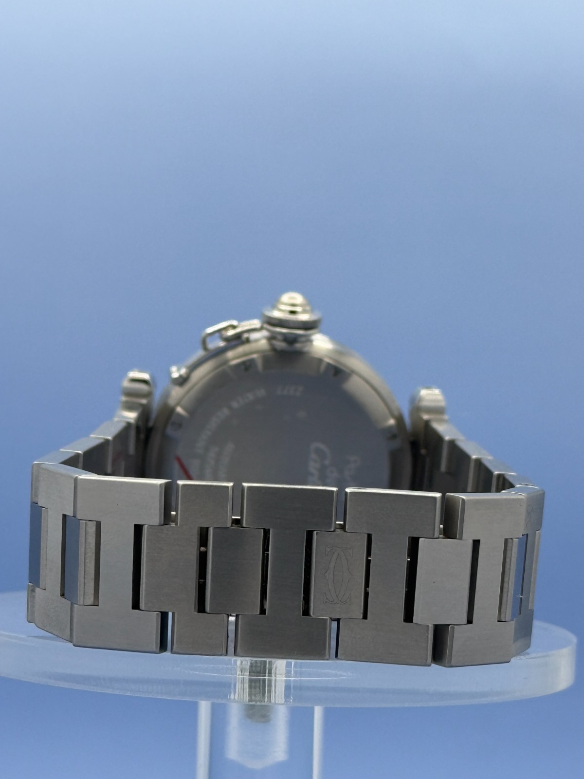 2021 Cartier Pasha de Cartier 35mm Automatic Silver Dial Steel Bracelet W31078M7