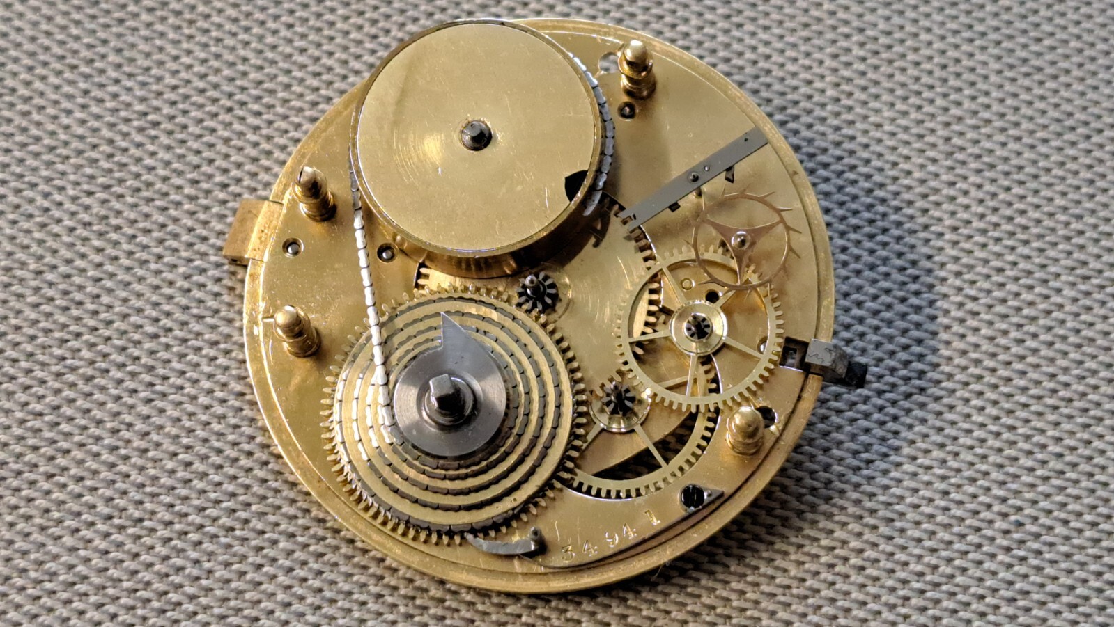 ⏳ DIFFICULT REPAIRS @ANTIQUE FUSEE POCKET WATCH DETENT CHRONOMETER/DUPLEX SILVER