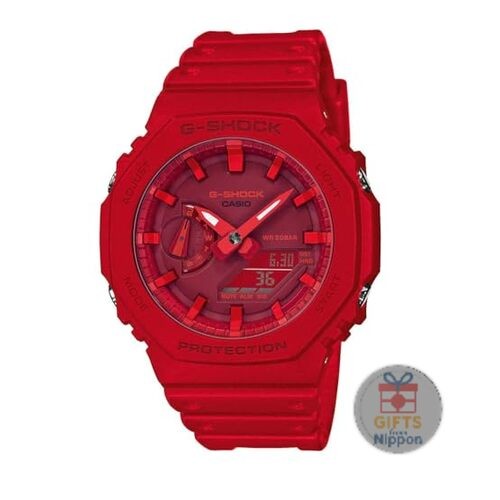 Casio G-Shock GA-2100-4A Red Men’s Analog-Digital Quartz Sports Watch New