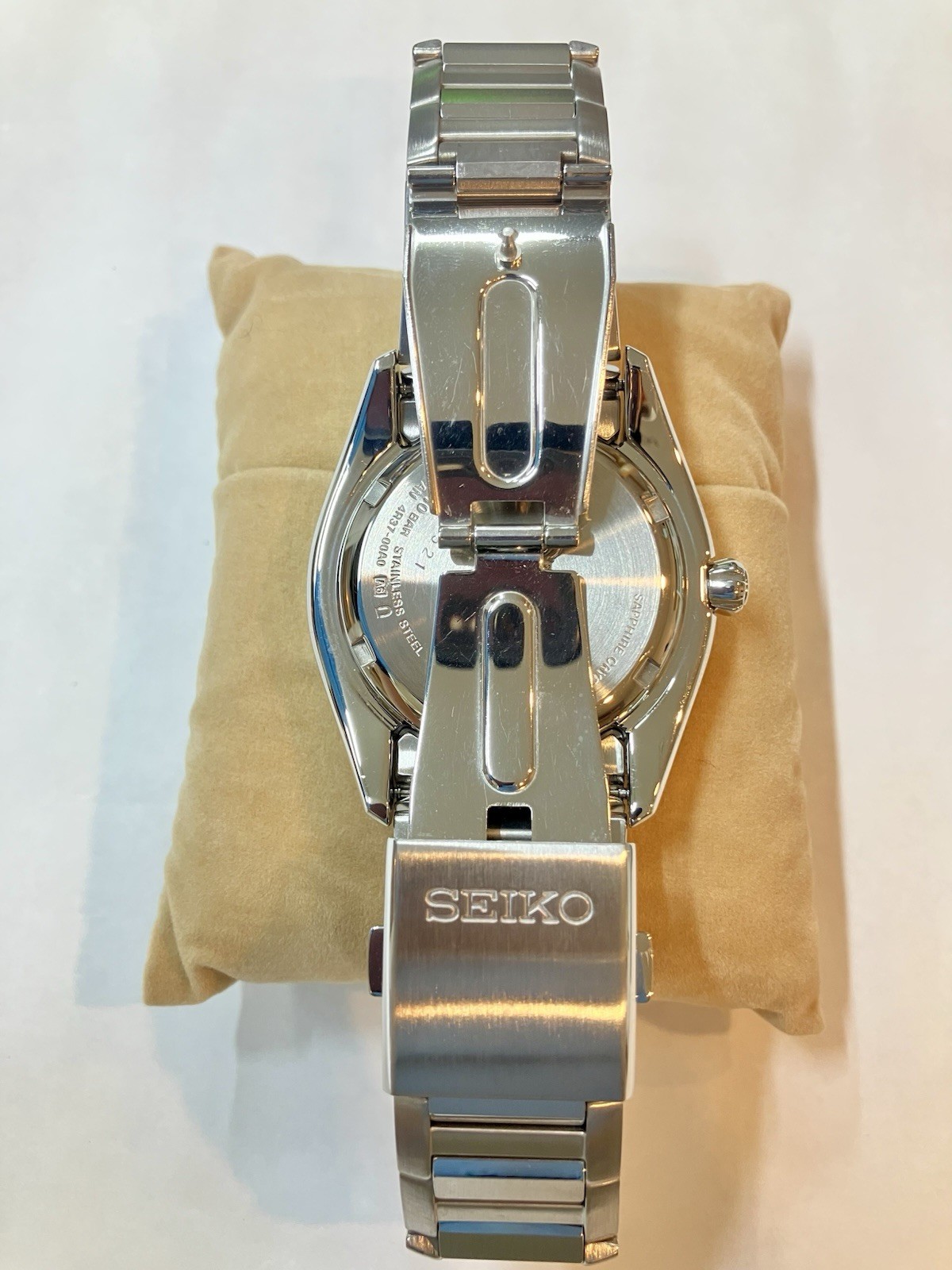 SEIKO Presage 4R37-00A0 Automatic Silver Dial Date Men’s Watch Box Extra Links