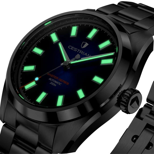 Cestrian Master Series V3 Black Dial Automatic Mens Watch CM-BK001