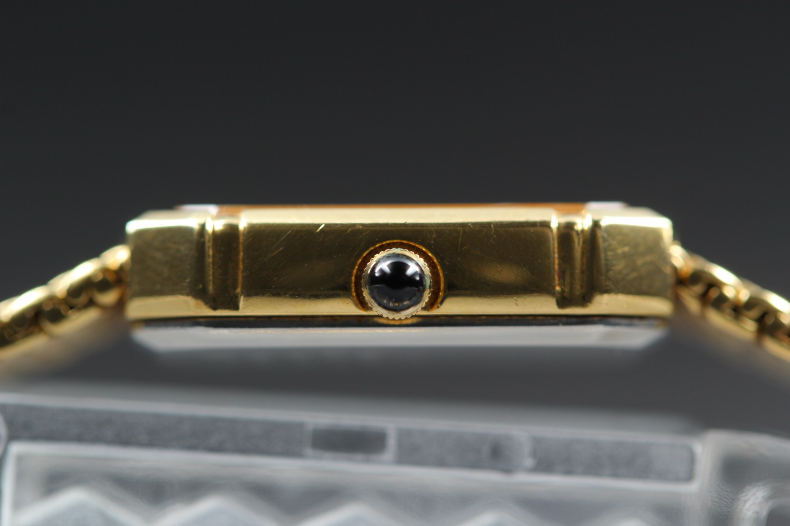 [Near MINT] SEIKO Exceline 7321-5910 2P Diamond 19mm Gold Dial Qz Women’s Watch