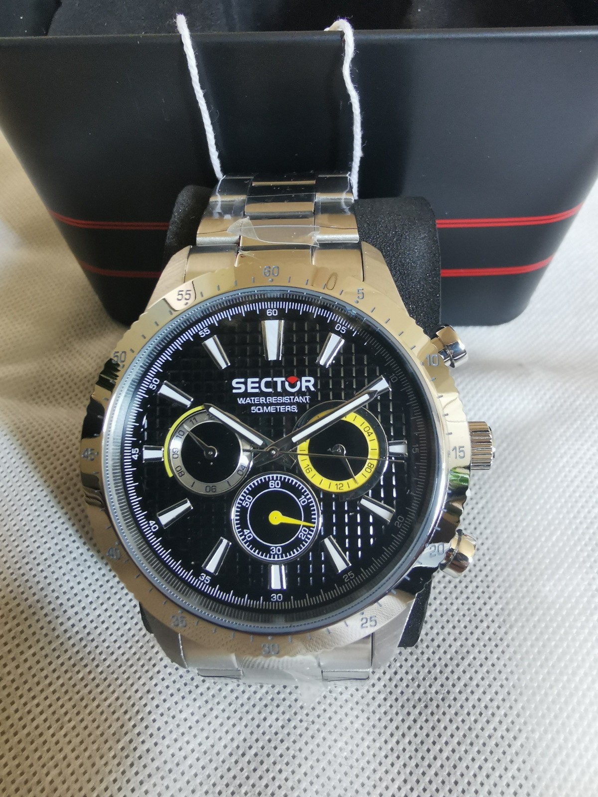 SECTOR 270 45MM MULT BLACK DIAL BR SS