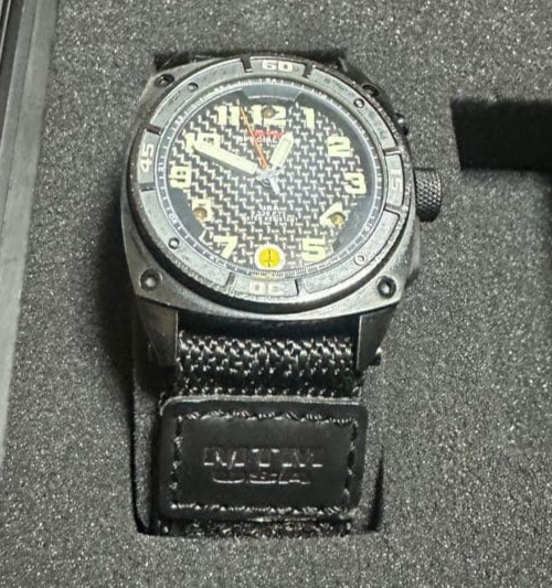 MTM Special Ops Black Hawk Military Watch Quartz Black Dial Men’s Rare