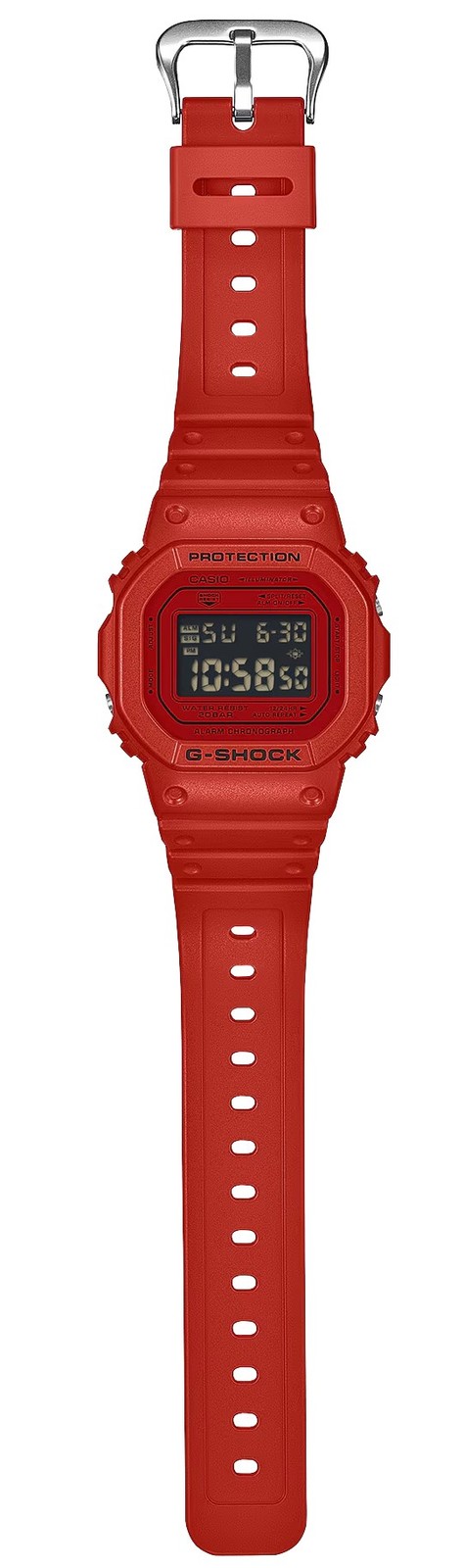 Casio G-Shock DW5600RRB-4 G-SHOCK Iconic Vivid Red Digital Watch