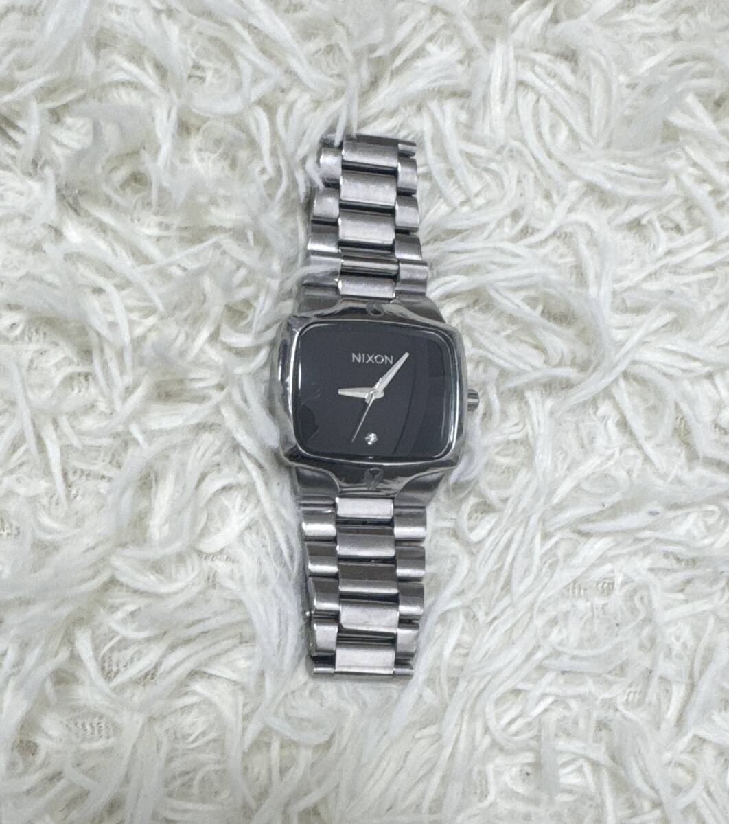 Nixon THE PLAYER 6E Black Dial Analog Quartz Watch Used Japan