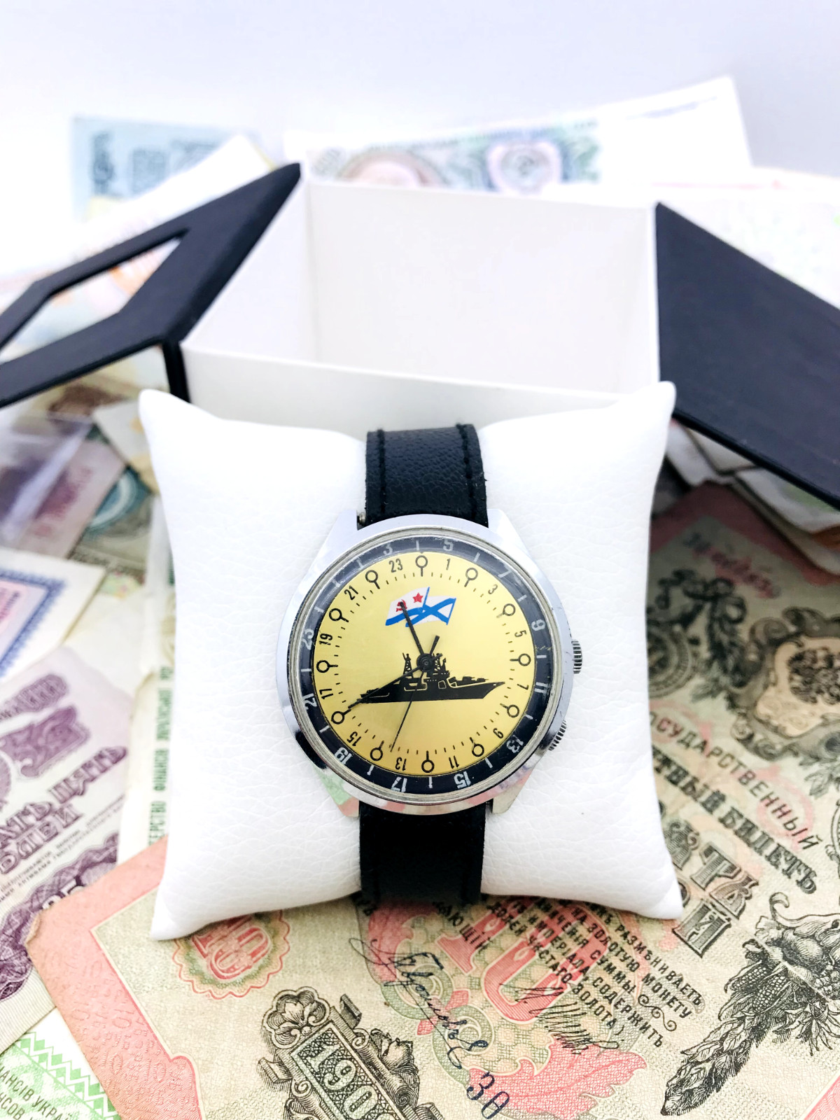 🐧 Rare Raketa 24 2623 Polar Soviet Arctic Cities Watch Wristwatch USSR ❄️