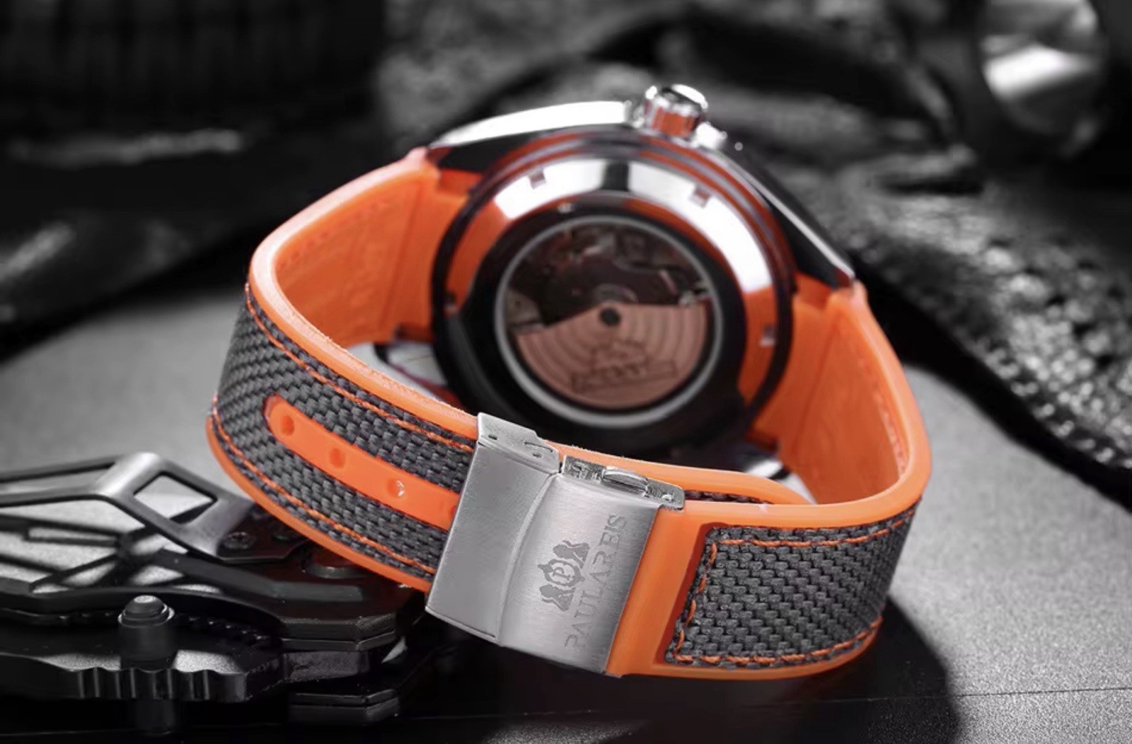 PAULAREIS Casual Waterproof Men’s Watch Luminous Automatic Mechanical Great Gift