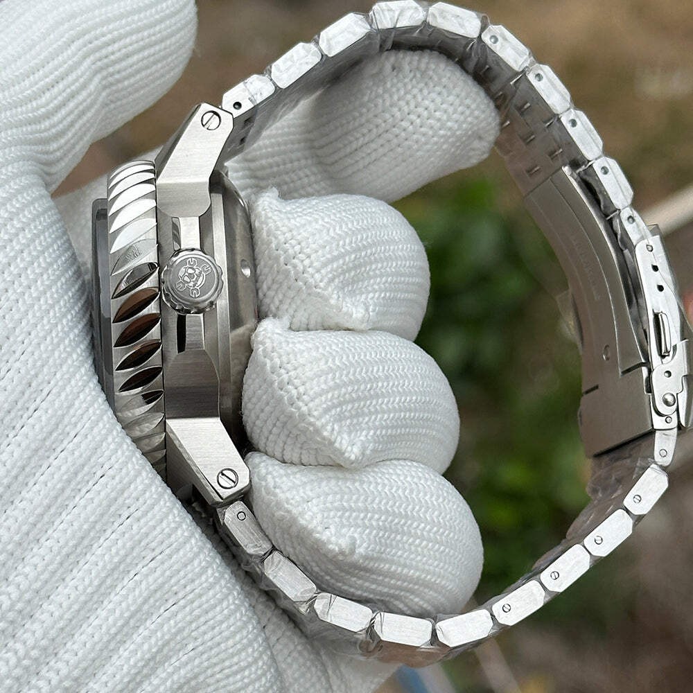 STEELDIVE SD1982H — Date Function 46.5MM Sapphire Ceramic Bezel NH35 Dive Watch
