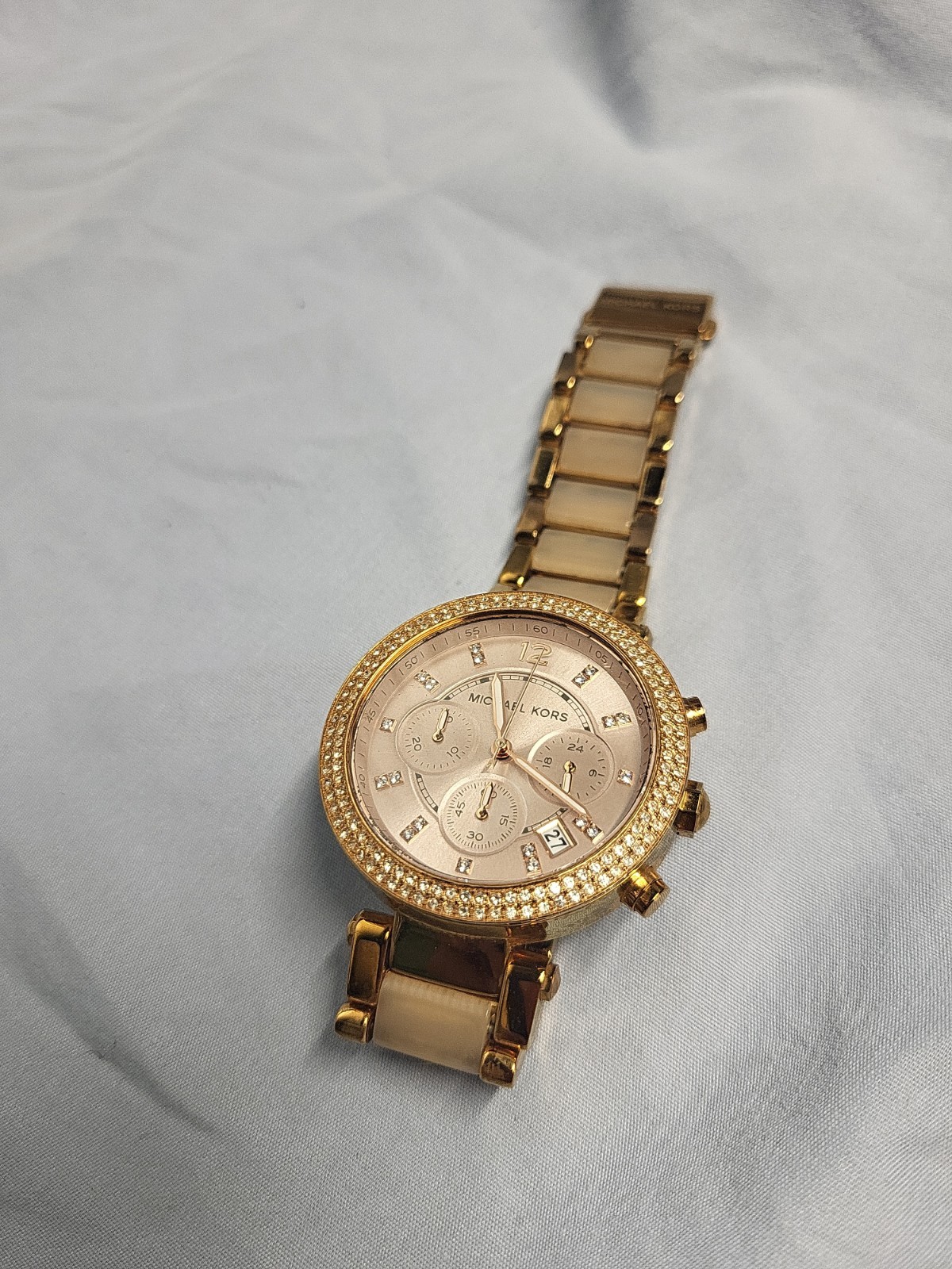 Michael Kors MK5896 Women’s Chronograph Quartz Watch Rose Gold Stainless Steel