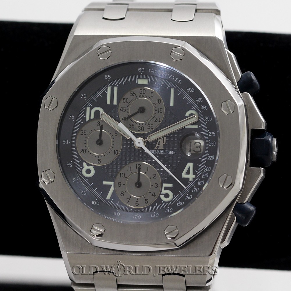 Audemars Piguet Royal Oak Offshore “Beast” Chronograph 25721ST Blue Dial Steel