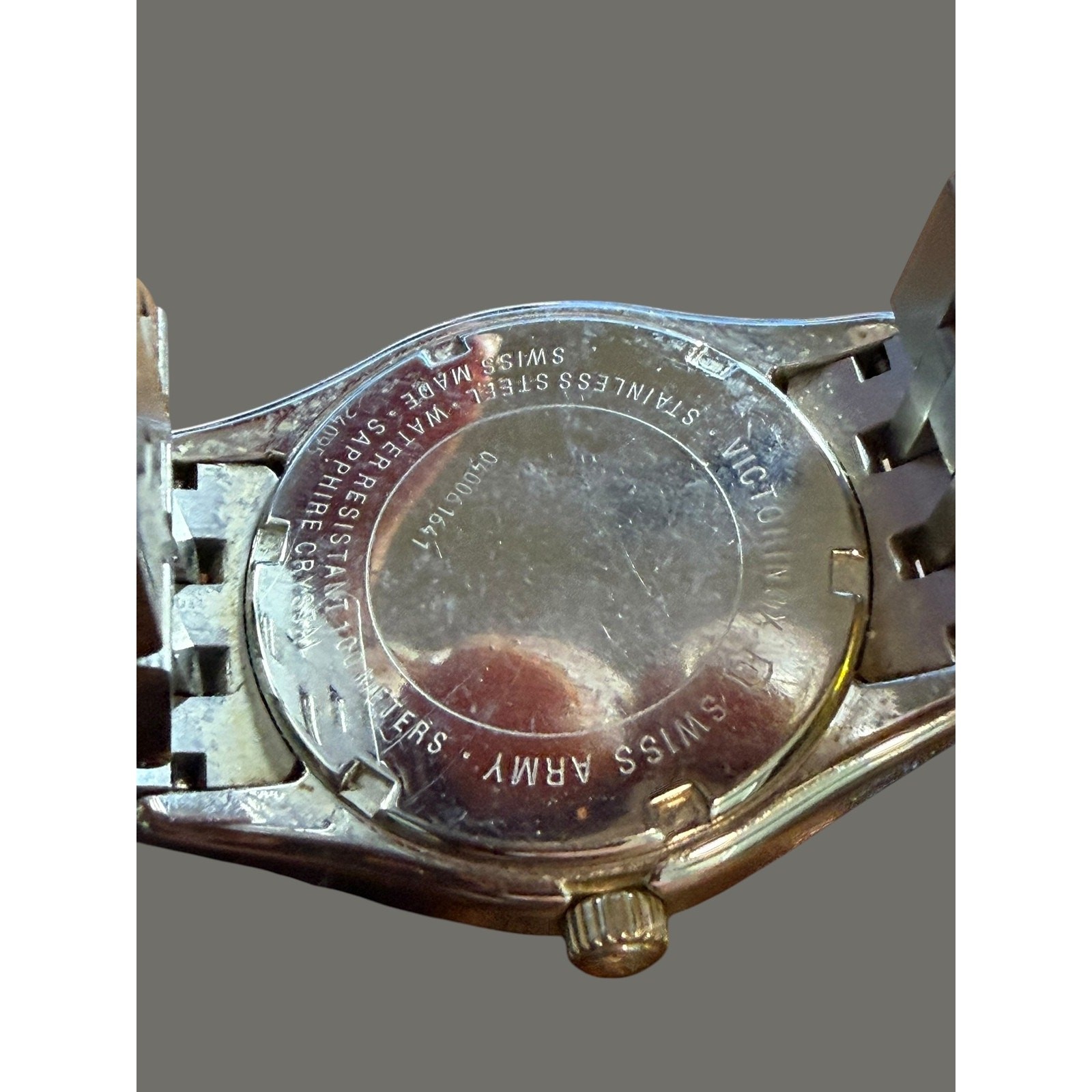 Victorinox Swiss Army Men’s Two-Tone Stainless Steel Quartz Watch Date 100M WR