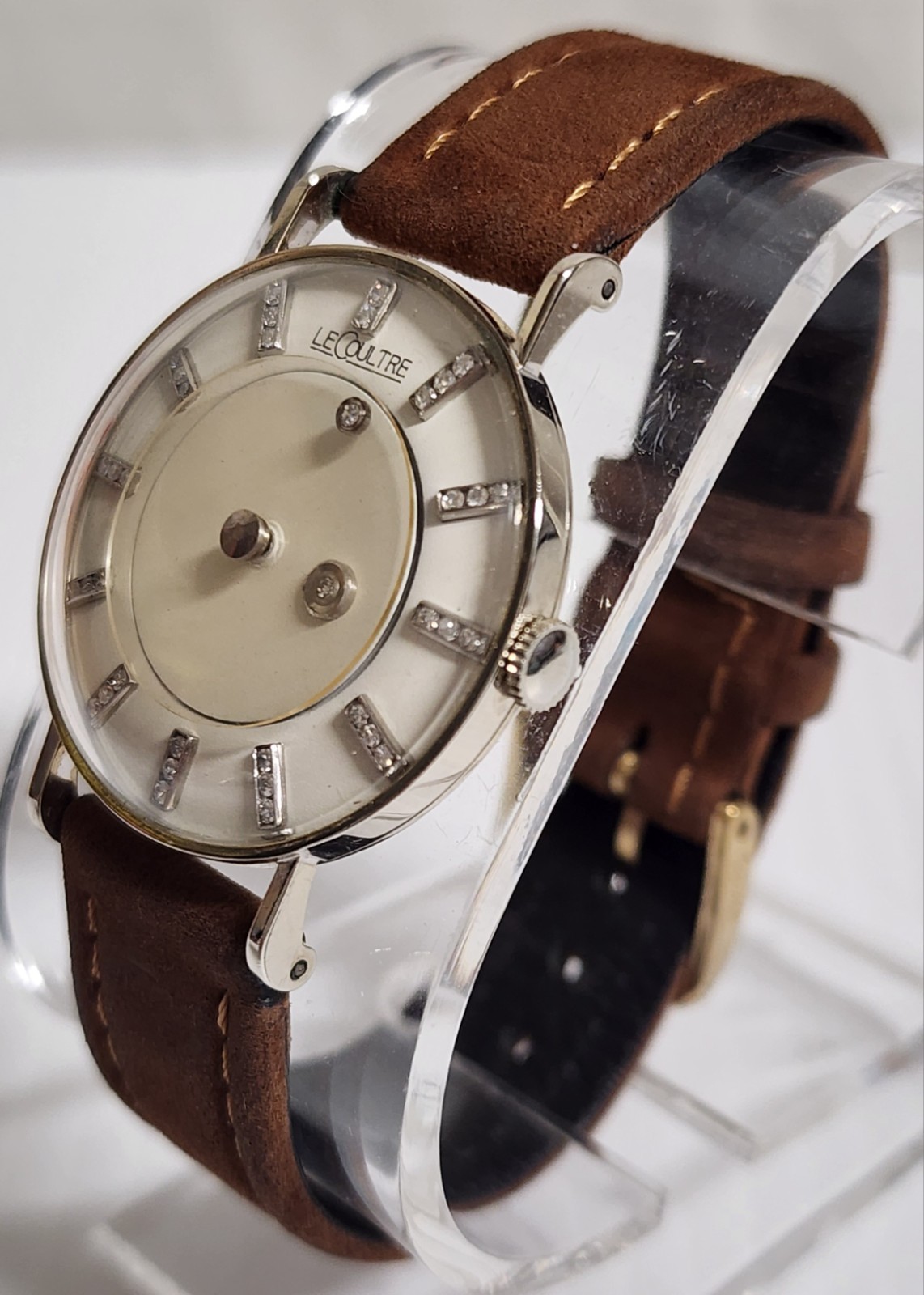 Rare Vintage Vacheron Constantin – LeCoultre Galaxy 14KW Gold, 37 Diamonds Watch
