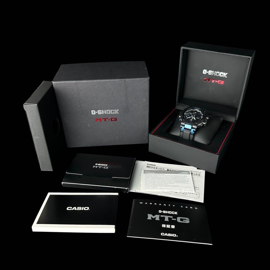 Casio G-Shock MTG-B1000XB-1AJF Carbon Fiber Resin Watch Box Manual From Japan