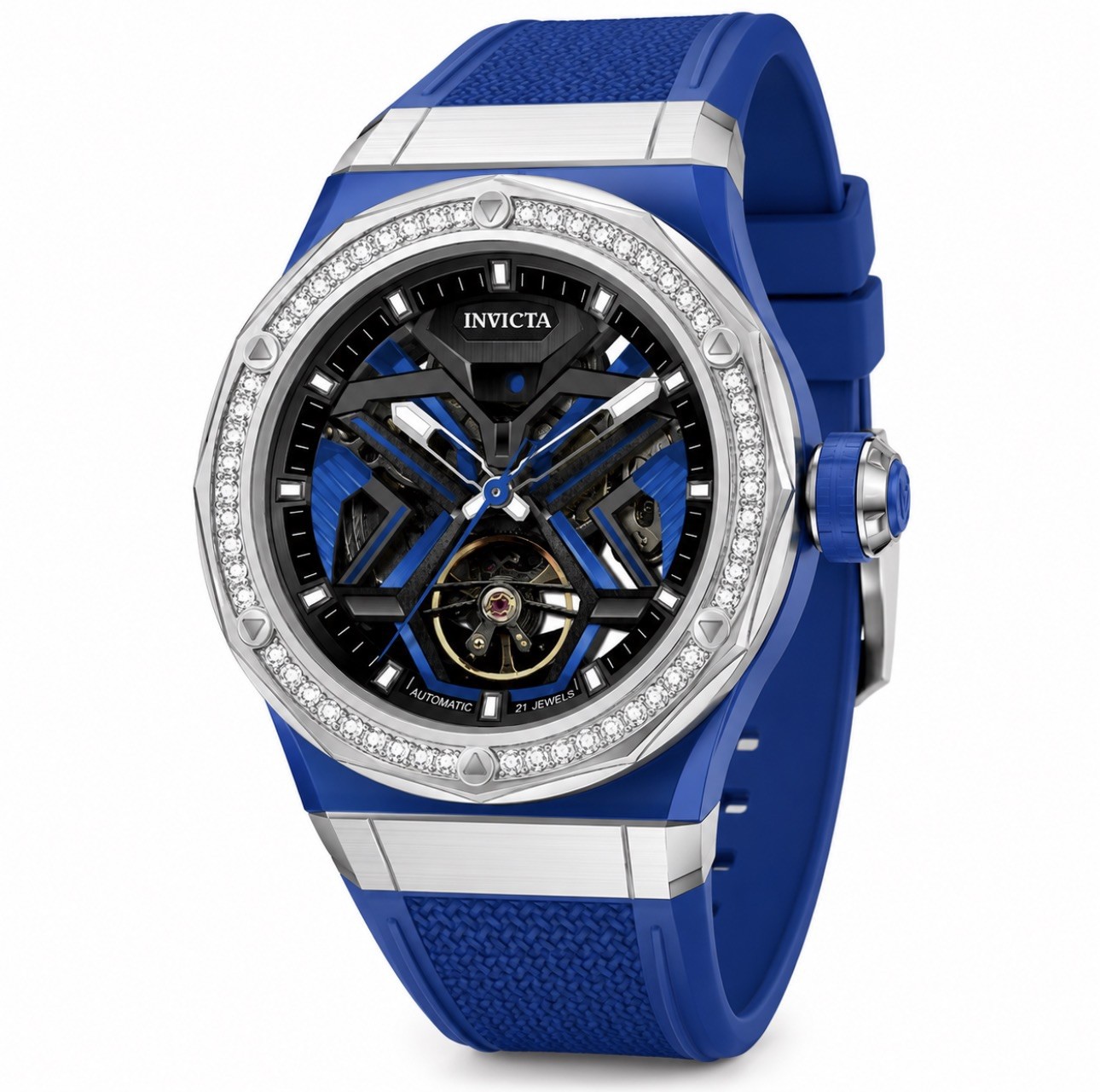 💎Invicta Objet D Art Lumidia 1.6ct LG Diamonds AUTOMATIC Men’s Watch 45mm 70126