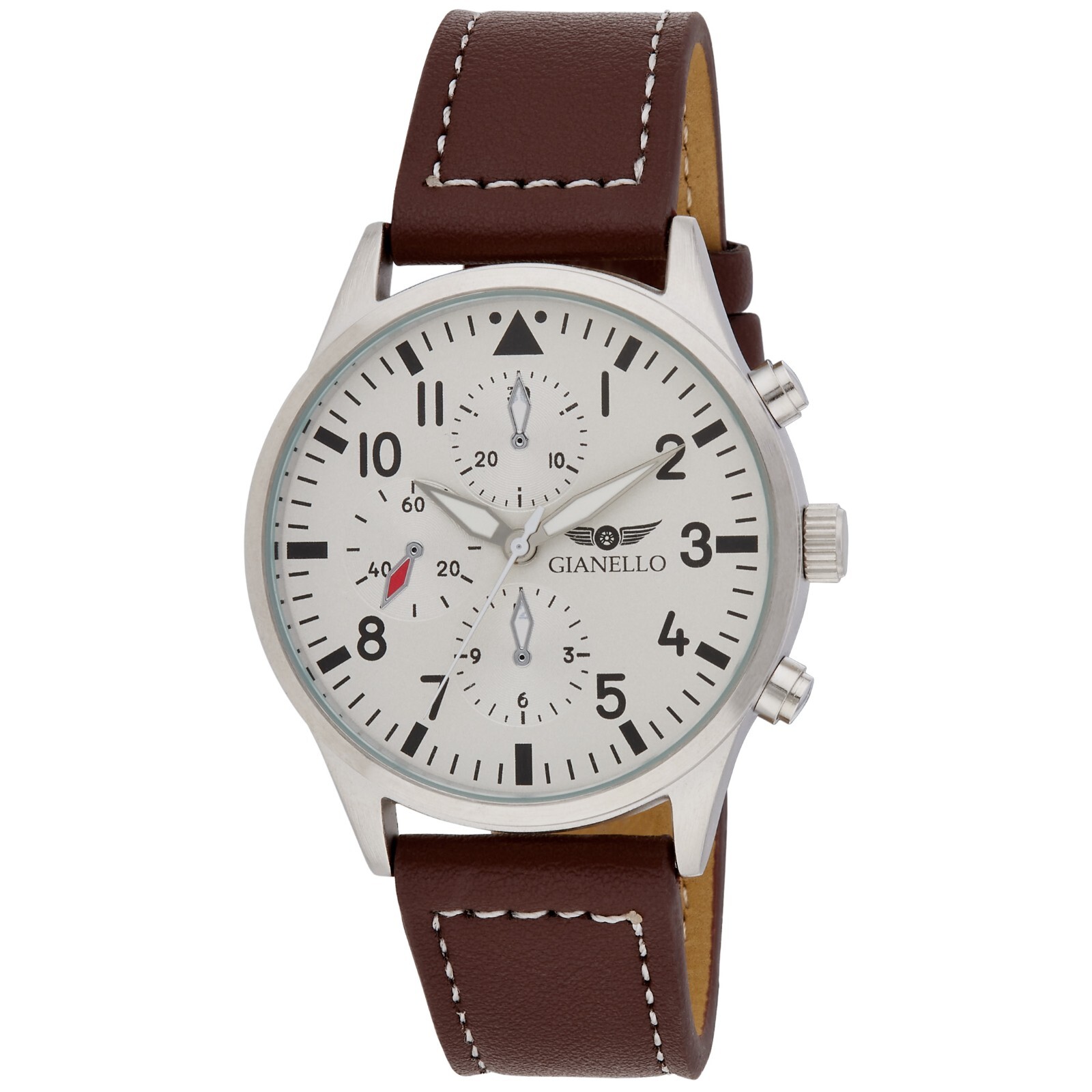 Gianello Men’s Prato Strap Watch – 4 Colors Available