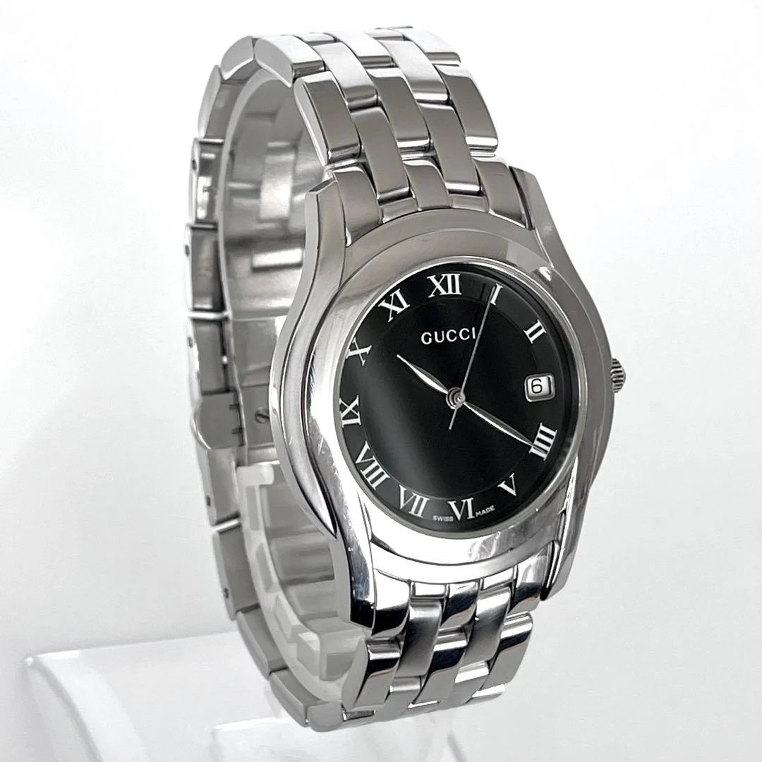 GUCCI 5500M Mens Quartz Stainless Steel 1.38in Watch