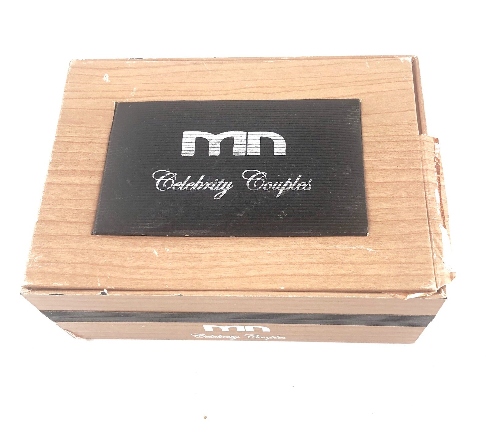Mark Naimer Celebrity Couples Watch Set Black Leather Strap