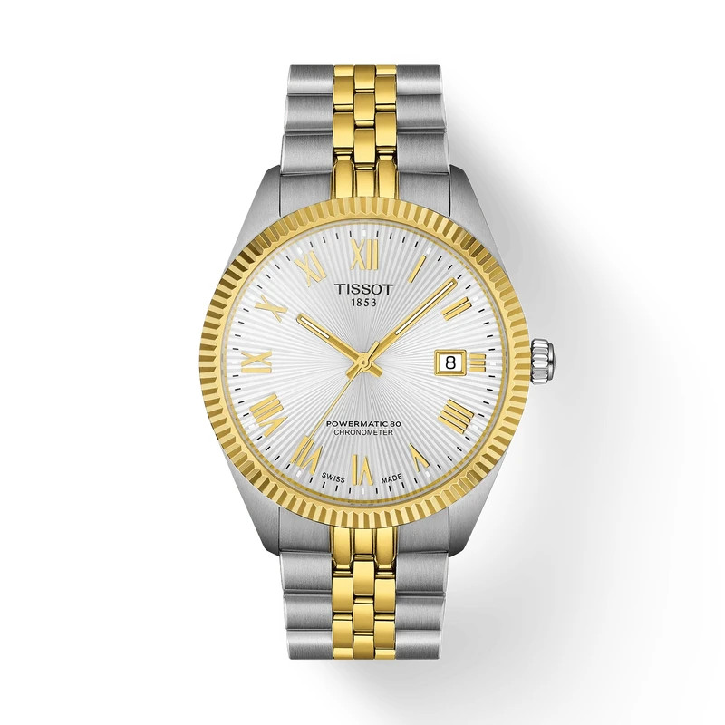 Tissot Ballade 39mm White Dial Two Toned Watch T1564082203300