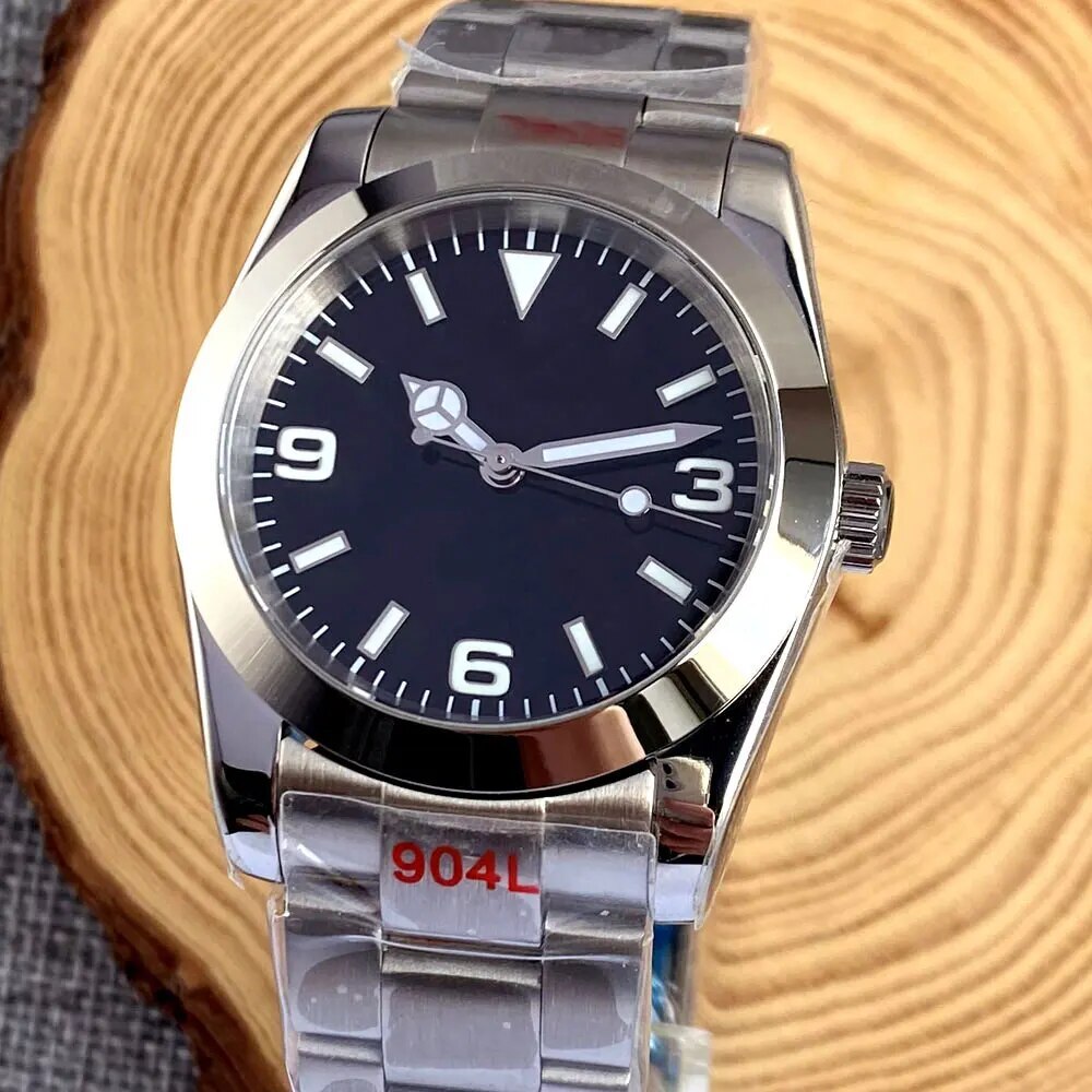 Tandorio 200m Dive 36mm 39mm Automatic Watch Men Black Dial Japan NH35 PT5000