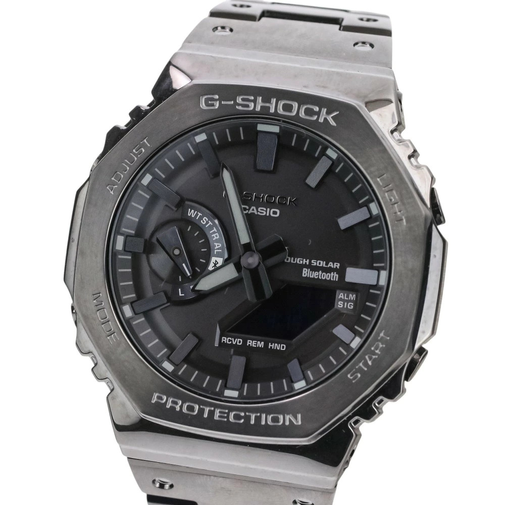 Condition CASIO G SHOCK Octagon Radio Solar Wristwatch GM B2100BD 1AJF Full Met