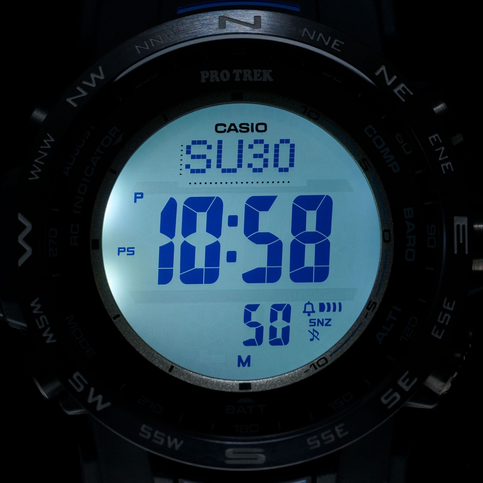 CASIO PRO TREK PRW-35Y-2JF Climber Line Triple Sensor Radio Solar Watch 44.6mm