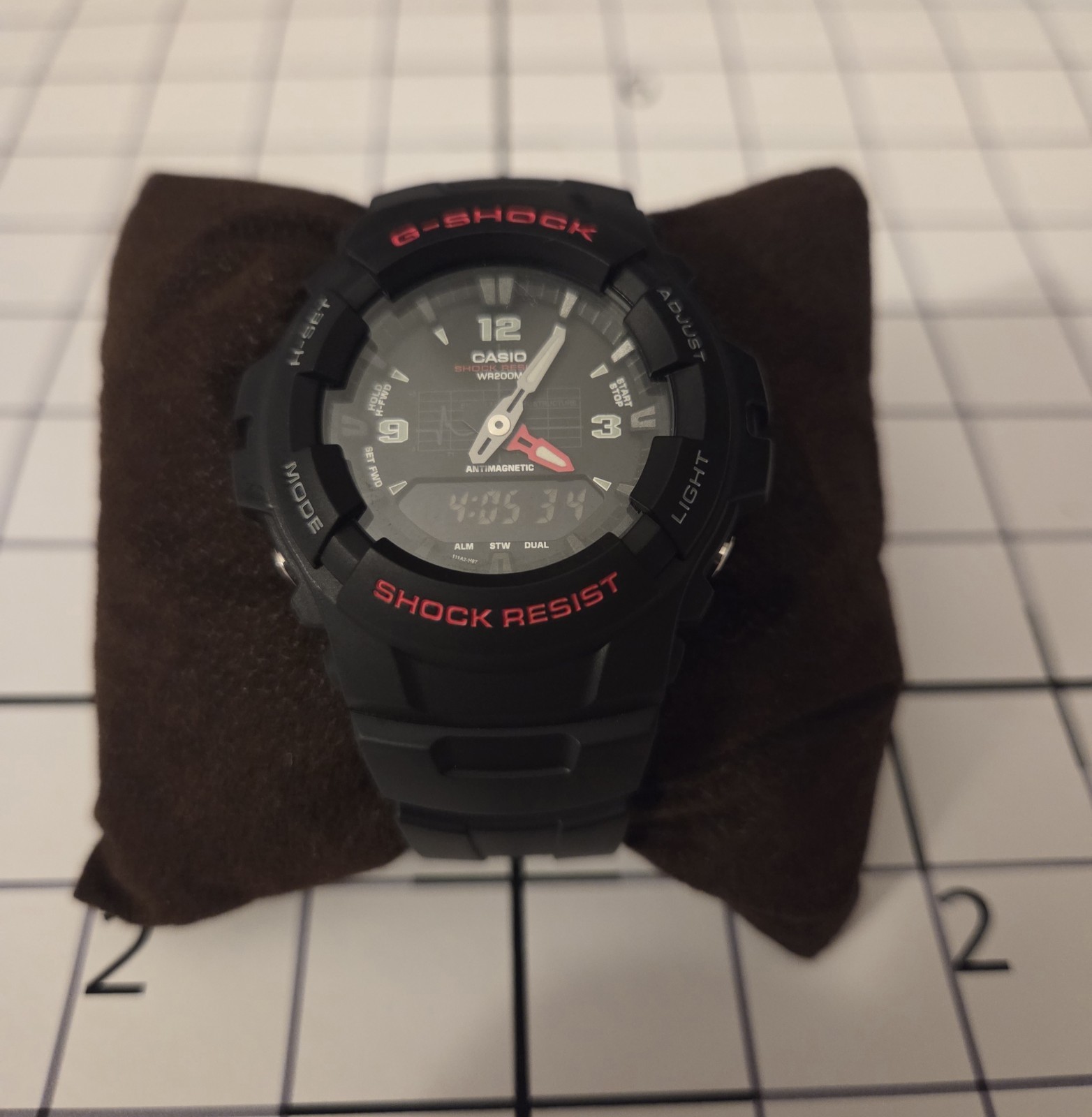 Casio G-Shock G100-1B Men’s Ana-Digi Classic Wristwatch – Excellent Pre-Owned