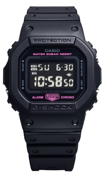 Casio G-Shock DW5600PK-1 Breast Cancer Awareness – Pink Ribbon Campaign Watch