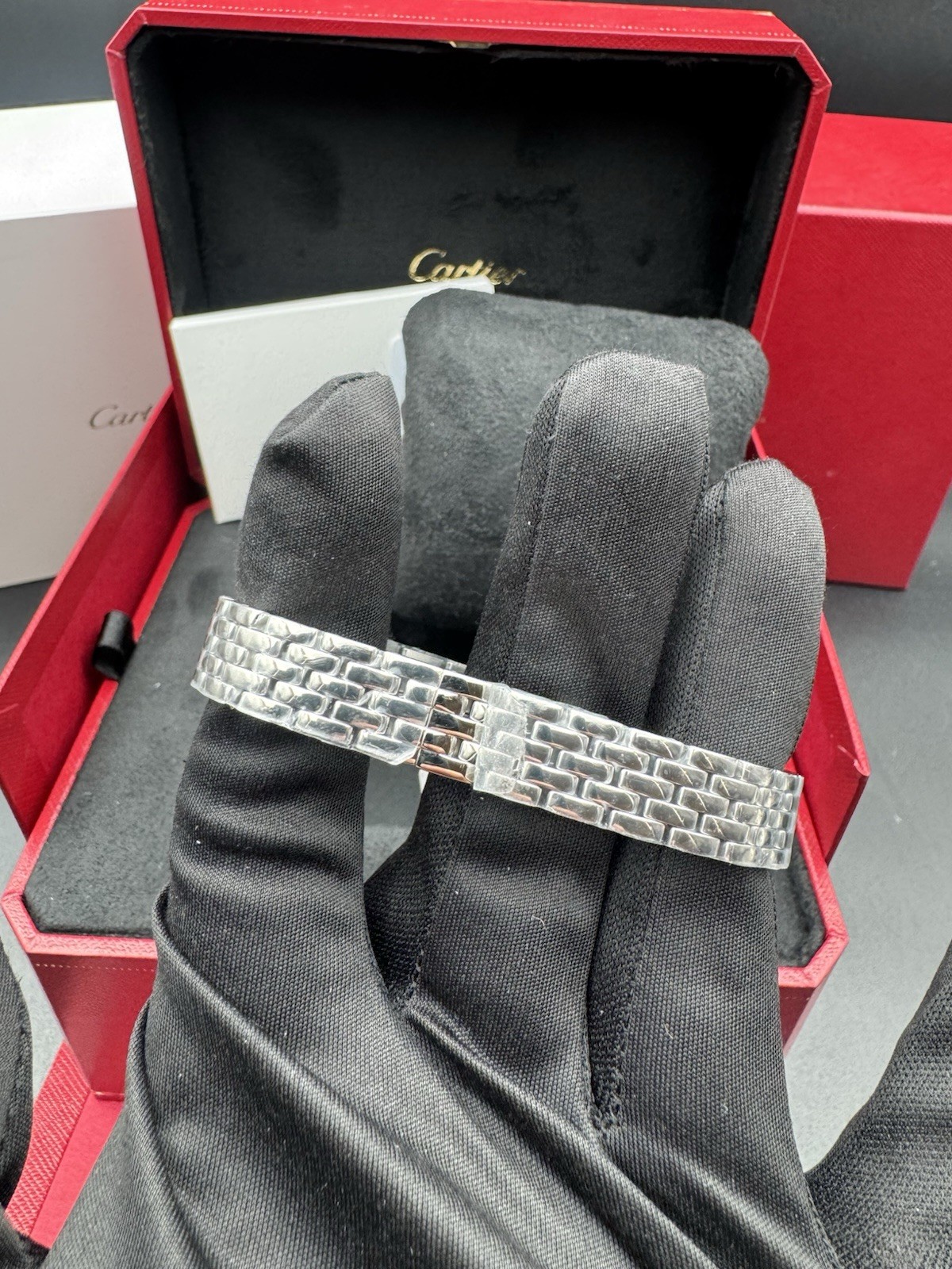 Cartier Panthere Mini Model Quartz Stainless Steel Ladies Watch WSPN0012 UNWORN