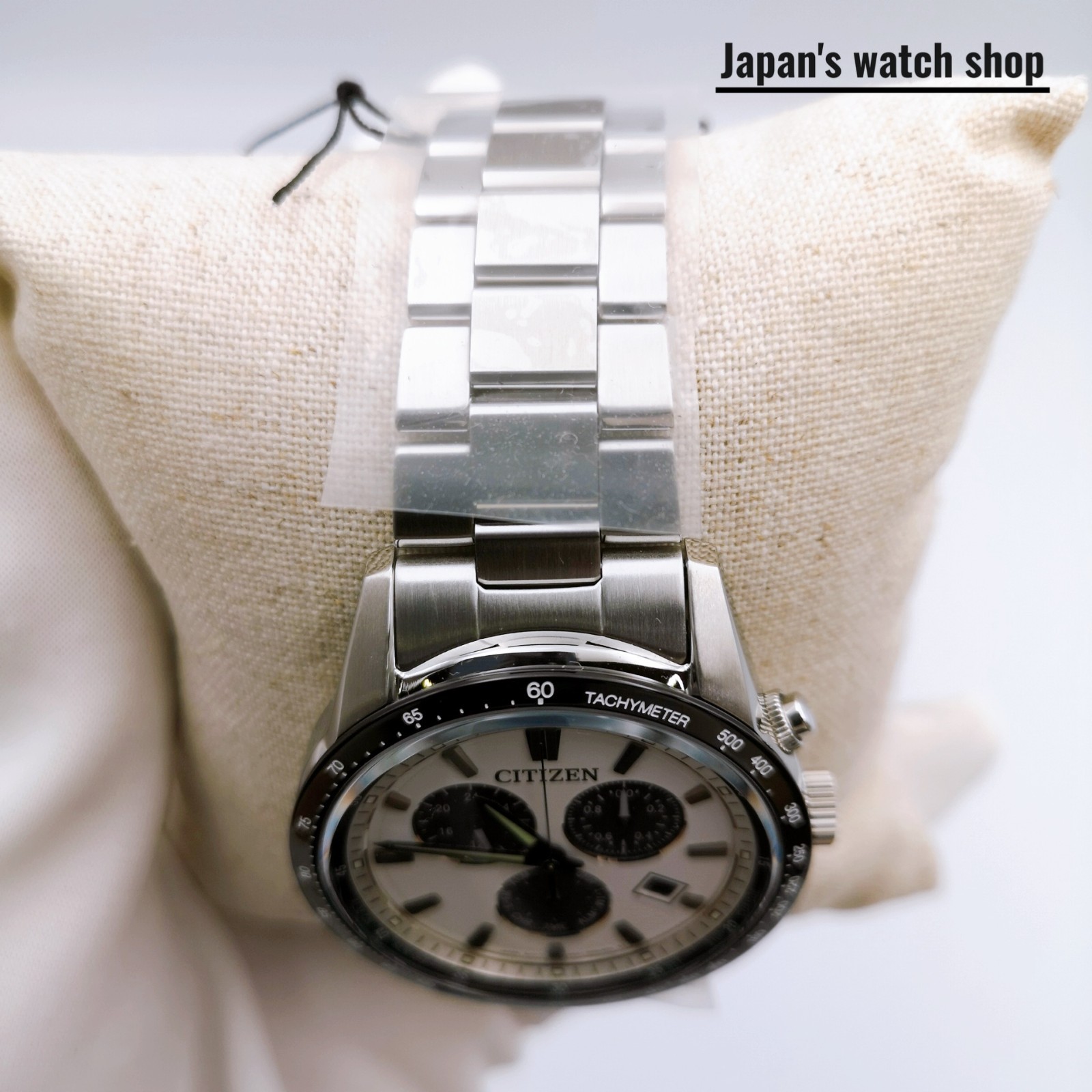 CITIZEN COLLECTION BL5614-59A White Chronograph Panda Men’s Watch New in Box