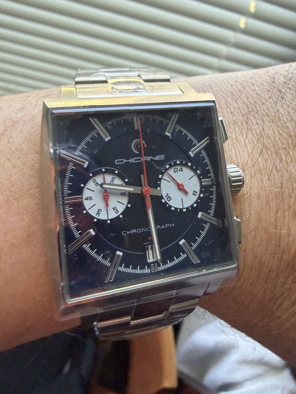 CHICANE Racer Blue Blue/White/Red eye Men’s Watch