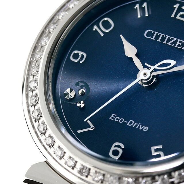 Citizen L EM1120-87L Solar Dress Watch Womens wrist 17cm Sapphire Dial